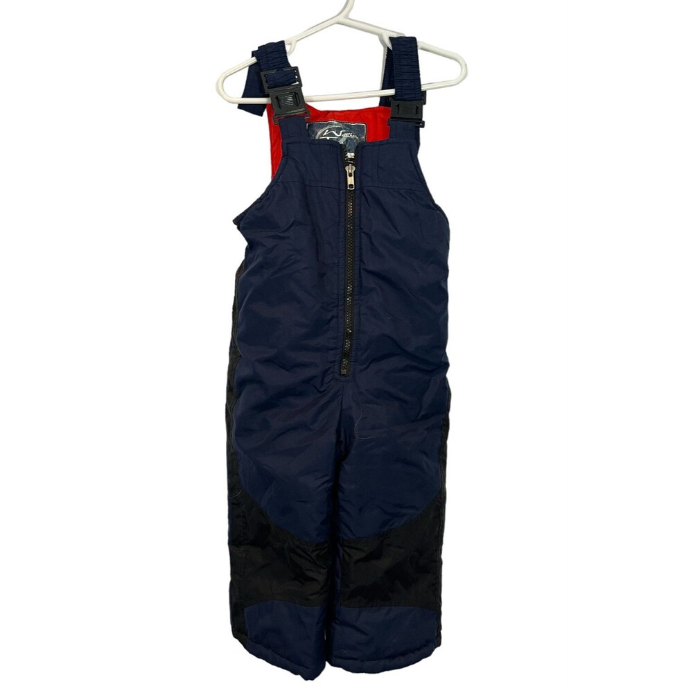Weather Tamer Boys Kids T Bib Snow Bib / Coveralls - Size 3T  blue  NYLON